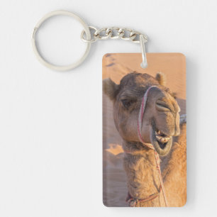 Porte-clés Chameau avec une expression faciale drôle - Oman
