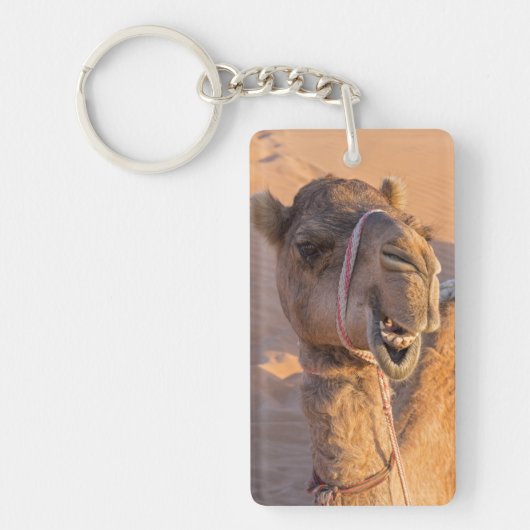 Porte-clés Chameau avec une expression faciale drôle - Oman (Devant)