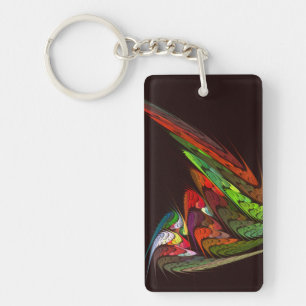 Porte-clés Chameleon Art Abstrait