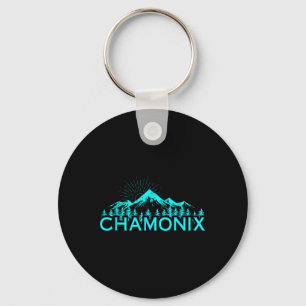 Porte-clés Chamonix Station de ski France Ski alpin Français
