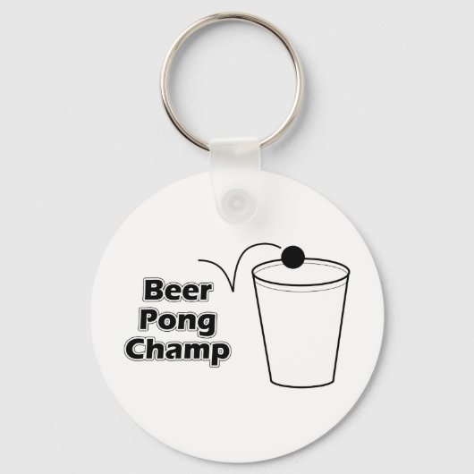 Porte-clés Champ Beer Pong (Recto)