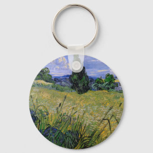 Porte-clés Champ de blé vert avec Cypress par Vincent van Gog