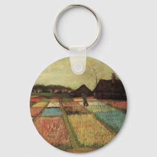 Porte-clés Champ de bulbes de Vincent van Gogh