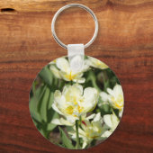 Porte-clés Champ de tulipes blanches (Recto)