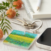 Porte-clés Champ de Van Gogh avec des iris près d'Arles (Devant Droit)