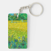 Porte-clés Champ de Van Gogh avec Iris près d'Arles (Dos)