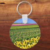 Porte-clés Champ des tulipes de printemps (Recto)