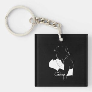 Porte-clés Champ Femme Boxer