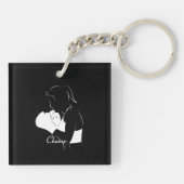 Porte-clés Champ Femme Boxer (Dos)