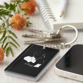 Porte-clés Champ Femme Boxer (Devant droit)