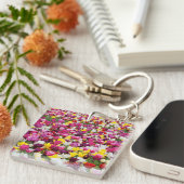Porte-clés champ plein de tulipes (Devant Droit)