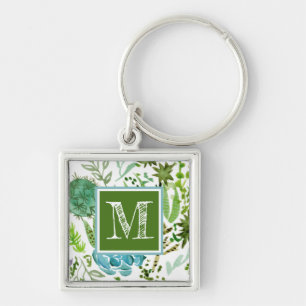 Porte-clés Champ succulent I du monogramme  