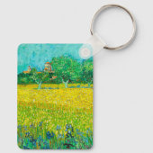 Porte-clés Champ Van Gogh avec Irises près d'Arles (Verso)