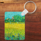 Porte-clés Champ Van Gogh avec Irises près d'Arles (Verso)