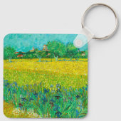 Porte-clés Champ Van Gogh avec Irises près d'Arles (Dos)