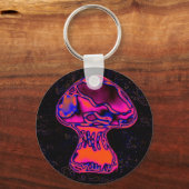 Porte-clés champignon psychodelique (Recto)