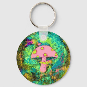 Porte-clés Champignon rose