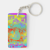 Porte-clés champignon trippy (Dos)