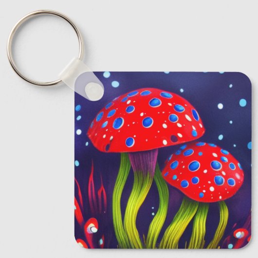 Porte-clés Champignons (Recto)