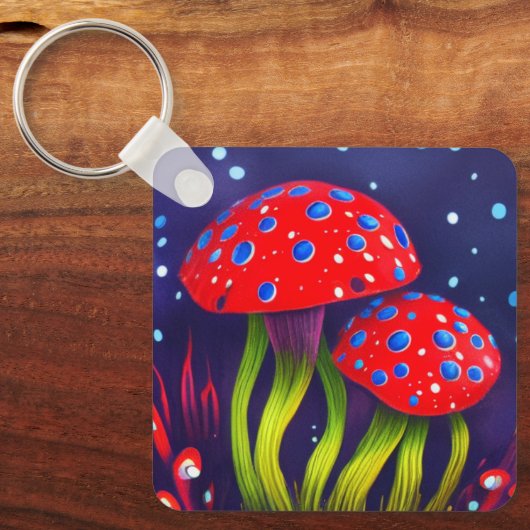 Porte-clés Champignons (Recto)