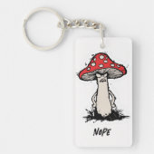 Porte-clés Champignons en colère Dessin Sac à Phrase Sarcasti (Devant)