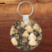 Porte-clés Champignons en Sepia (Recto)