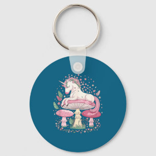 Porte-clés Champignons Licorne Fantaisie Papillons Rêveurs Fl