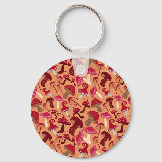Porte-clés Champignons mignons (Recto)