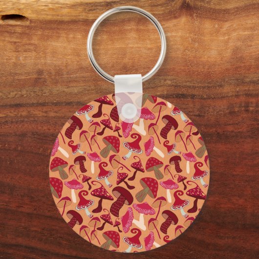 Porte-clés Champignons mignons (Recto)