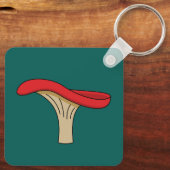 Porte-clés Champignons rouges caricaturés (Verso)