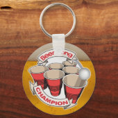 Porte-clés Champion Beer Pong Personnalisable (Recto)