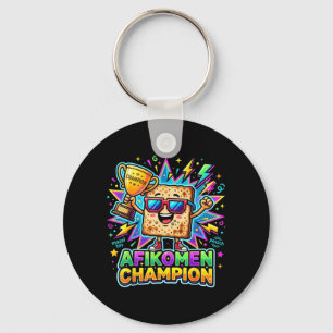 Porte-clés Champion d'Afikomen Drôle Gagnant de Matzah de Pâq
