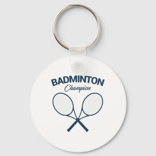 Porte-clés Champion de Badminton I Racket I Shuttle I Badmint