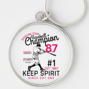 Porte-clés Champion de baseball