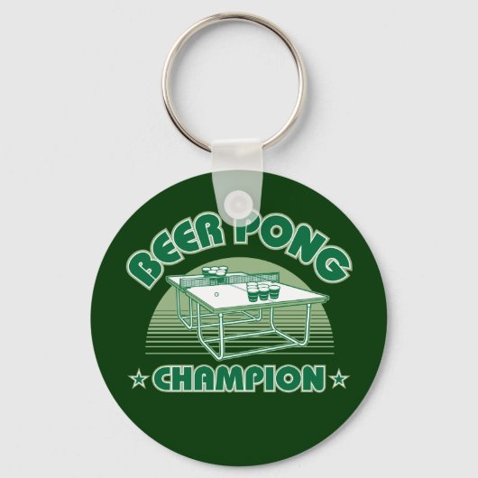 Porte-clés Champion de Beer Pong (Recto)
