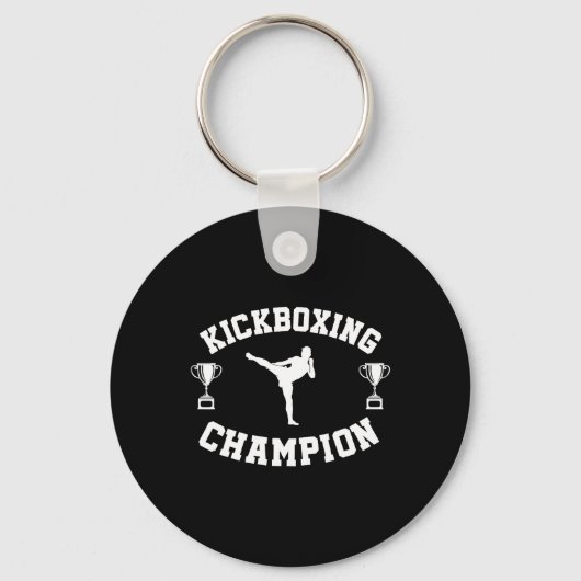 Porte-clés Champion de kickboxing (Recto)