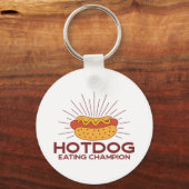 Porte-clés Champion de la mangeoire Hotdog (Recto)