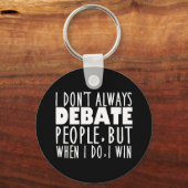 Porte-clés Champion de l'équipe de discussion amusante (Recto)