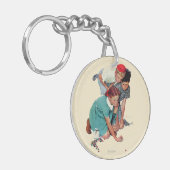 Porte-clés Champion de marbre (Devant gauche)