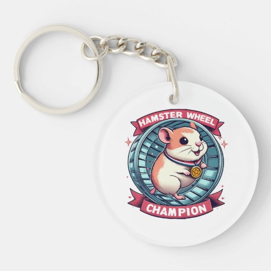 Porte-clés Champion de roue Hamster (Devant)
