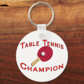 Porte-clés Champion de tennis de table (Recto)