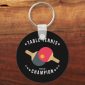 Porte-clés Champion de tennis de table (Wannabe) (Recto)