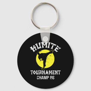 Porte-clés champion de tournoi de kumite arts martiaux vintag