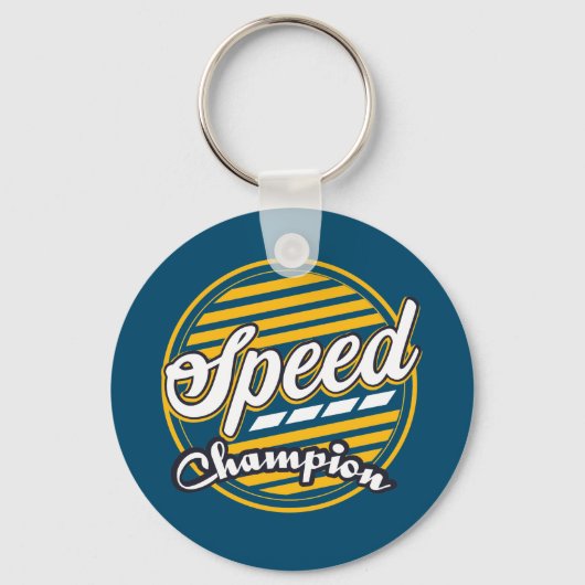 Porte-clés Champion de vitesse (Recto)