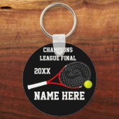 Porte-clés Championnat de tennis de football (Recto)