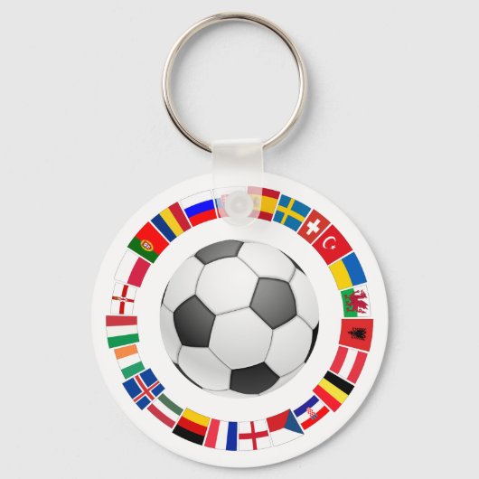 Porte-clés Championnat d'Europe de football 2016 (Recto)
