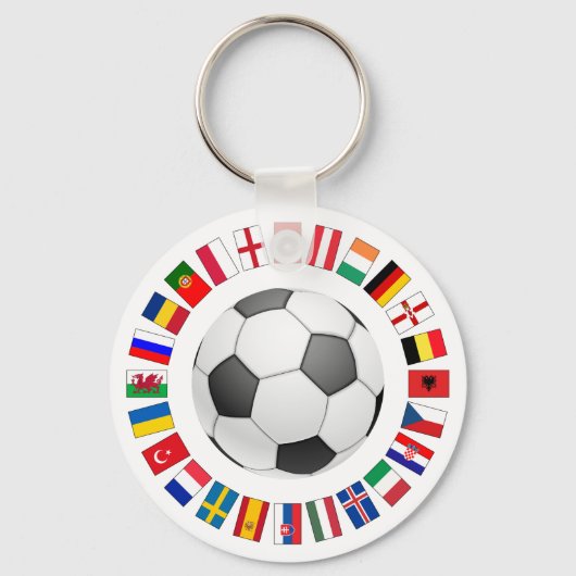 Porte-clés Championnat d'Europe de football 2016 (Recto)