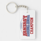 Porte-clés Championne d'Imaginaire de football (Devant)