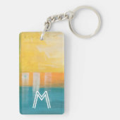 Porte-clés Champs d'agrume du monogramme | I (Dos)