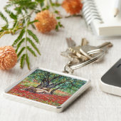 PORTE-CLÉS CHAMPS DE PAN, D'OLIVE ET DE POPPY (Côté)